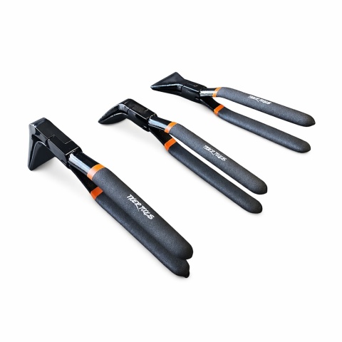 Zestaw kleszczy blacharskich TIGER TOOLS 60 mm – proste + 45° + 90° 201300