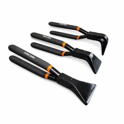 Zestaw kleszczy blacharskich TIGER TOOLS 60 mm – proste + 45° + 90° 201300