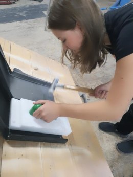 Kowadełko plastikowe kątowe Szelajza EdgeFold HDPE