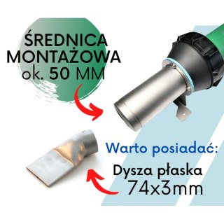 Zgrzewarka do papy zamiast palnika BOSITE-BX (Zestaw)