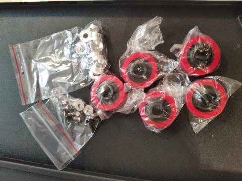 Buschmann Rolki gumowe do zamykacza elektrycznego rąbka Falz Seamer / 1 szt.