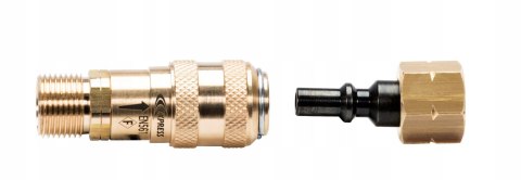 Express szybkozłączka do palników dekarskich (króciec + smoczek) - zestaw nr. 911