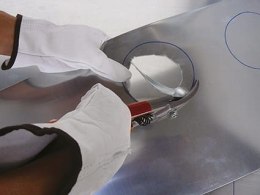 Nożyce otworowe JOUANEL CTRDC zakrzywione PRAWE