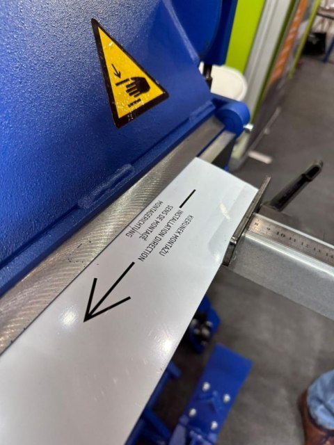 Przymiar magnetyczny do zaginarki uniwersalne MAAD PM-300 2 szt zestaw