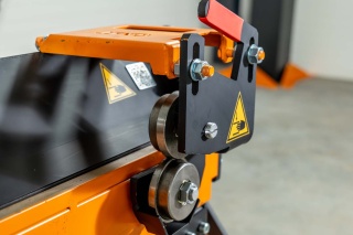 Zaginarka do Blachy M20x1100 z Nóżem Krążkowym - Giętarka OLMET 1100 mm
