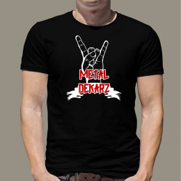 Koszulka t-shirt bluzka dekarska z nadrukiem - METAL DEKARZ