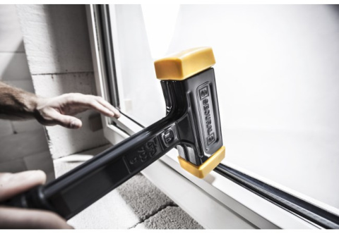 Młotek bezodrzutowy SECURAL z końcówkami z poliuretanu Halder 3380