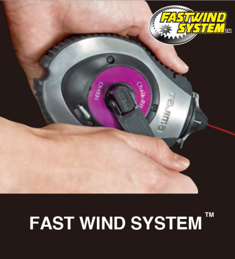 CR503S Tajima Sznur traserski dekarski w obudowie CHALK-RITE® Dura II 30m