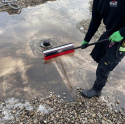 Haidl Flat Roof Shield Sweeper – Profesjonalne narzędzie do czyszczenia dachów płaskich