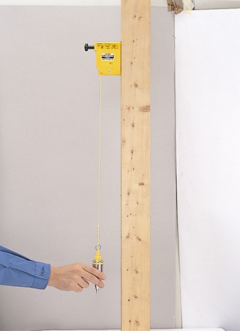 PZB400Y/D1 Tajima Pion murarski z automatycznym zwijaczem PLUMB-RITE 4,5m