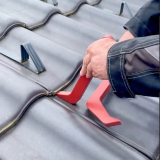 Haidl Rooftile Lever Black – Podnośnik łom do dachówek, z tworzywa