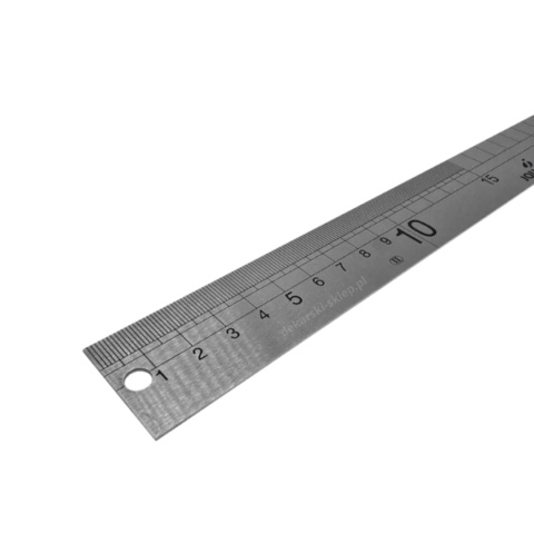 Linijka Metalowa Ciesielska Stolarska Ze Stali Nierdzewnej 350mm Jouanel