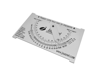Miernik kąta nachylenia aluminiowy 90x150 mm - Kątomierz Jouanel DECLIM