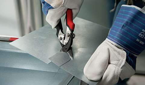 Nożyce dźwigniowe do blachy zestaw etui ERDI BESSEY DSET15