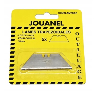 Ostrza Trapezowe 60x19mm do Noży Jouanel COUT2L i COUT-R - Zestaw 5 szt.