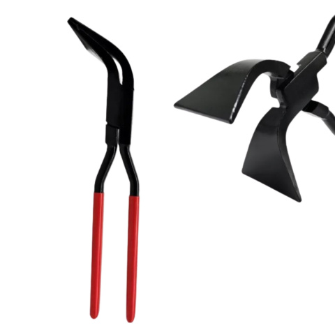 Szczypce Blacharskie Kątowe 45 stopni Szerokość 80mm Głębokość 85mm Jouanel