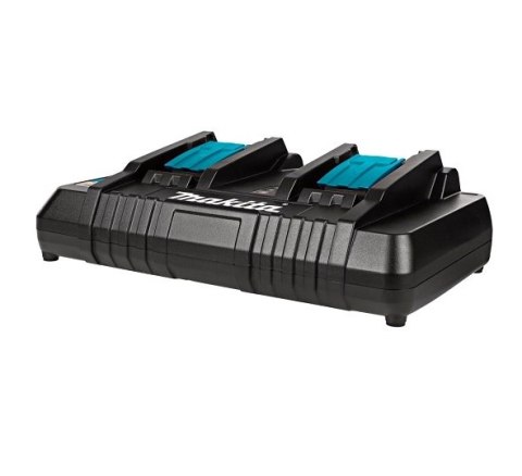 Ładowarka dwugniazdowa do akumulatorów Makita 14,4 - 18V, DC18RD [196933-6] LXT