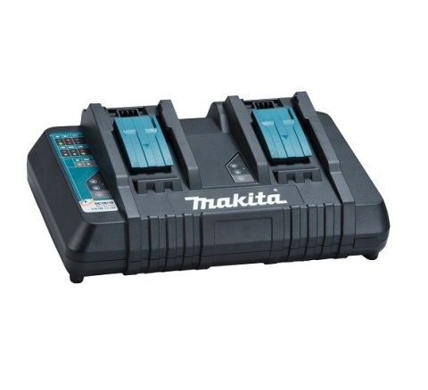 Ładowarka dwugniazdowa do akumulatorów Makita 14,4 - 18V, DC18RD [196933-6] LXT