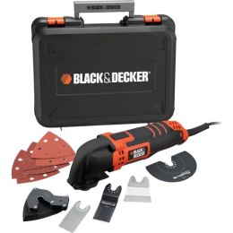 Oscylacyjne narzędzie wielofunkcyjne 300W w zestawie z akcesoriami i walizką BLACK+DECKER [MT300KA-QS]