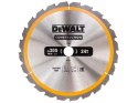 Piła tarczowa do cięcia drewna 305/30mm, grubość cięcia 3,0mm, 24 zęby, CONSTRUCTION DeWALT [DT1958-QZ]