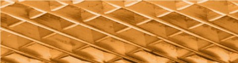 Pilnik obrotowy/ frez stożkowy zaokrąglony, RBF TiN Alpen [0788706112100]