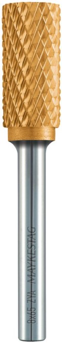 Pilnik obrotowy/ frez walcowy z uzębieniem czołowym ZYA-S TiN Alpen [0778706112100]
