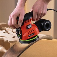 Szlifierka wielofunkcyjna, mimośrodowa i oscylacyjna, 4w1, 220W, Black+Decker [KA280K-QS]