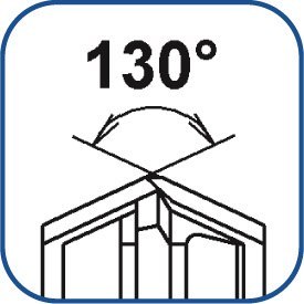 Wiertło widiowe do betonu zbrojonego SDS-Max 4-krawędziowe, 28-720/600, Alpen [0089302800100]