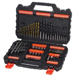 Zestaw 109 szt. wierteł, końcówek i nasadek 1/4" BLACK+DECKER [A7200-XJ]