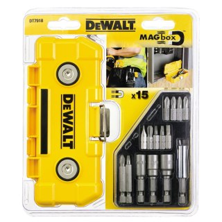 Zestaw końcówek i nasadek 1/4" 15szt. Dewalt [DT7918-QZ]