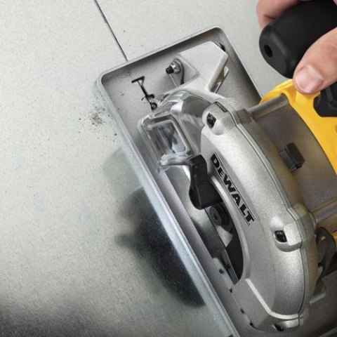 Akumulatorowa pilarka tarczowa do metalu 140mm, 18V Li-Ion DeWalt [DCS373N-XJ]