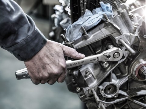 Klucz grzechotka 1/2", 72 zęby, 281mm, Zyklop Metal 8004 C Wera [05004064001]