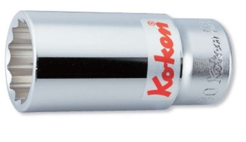 Nasadka ręczna 12-kątna wydłużona 3/4", do śrub i nakrętek, 27 mm, Koken [6305M 27]