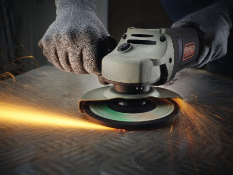 Szlifierka kątowa 1200W, 125mm, walizka, Black+Decker [KG1202K-QS]