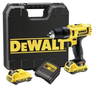 Wiertarko-wkrętarka akumulatorowa DeWALT [DCD710D2-QW] 10,8V Li-Ion, 2x2,0Ah