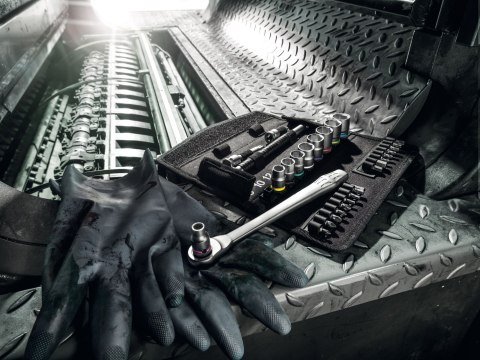 Zestaw 28szt. kluczy nasadowych 1/2" 10-19mm i bitów 5/16" Zyklop Metal Wera [05004078001]