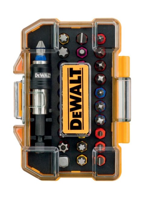 Zestaw końcówek 1/4" z adapterem magnetycznym 32szt. DeWALT [DT7969-QZ]