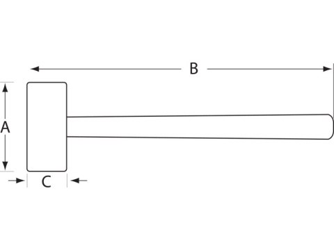 Młotek z tworzywa CellidorTM, BAHCO [3625N-40]