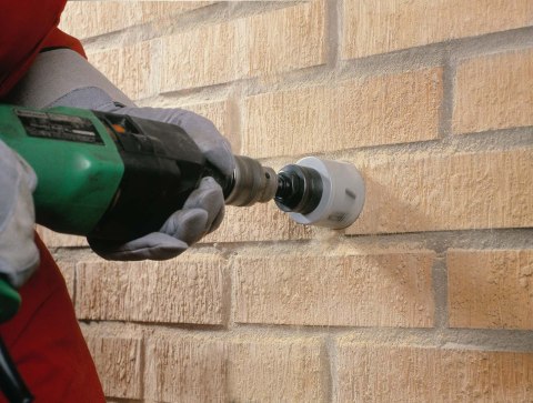 Otwornica węglikowa do cegły, gazobetonu, drewna, płytek ceramicznych i włókna szklanego 32mm Bahco [3832-32]