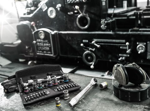 Zestaw 29szt. kluczy nasadowych 3/8" 8-19mm i bitów 1/4" Zyklop Metal Wera [05004048001]