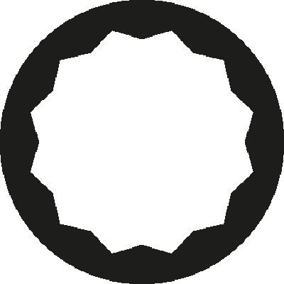 Klucz oczkowy, M42 do pobijania, Bahco [7444SG-M-42]