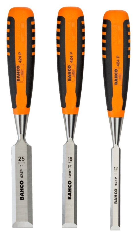 Komplet dłut do drewna 3szt. BAHCO [424P-S3-EUR]