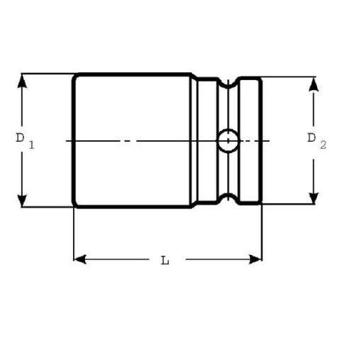 Nasadka udarowa 3/4" M33 Bahco [K8901M-33]