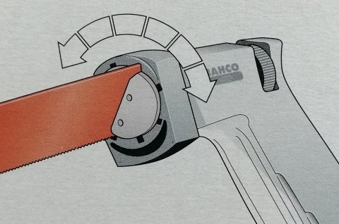 Piła ręczna bagnetowa do metalu, brzeszczot 310mm, Bahco [321]