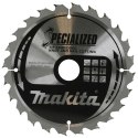Piła tarczowa SPECIALIZED do cięcia drewna 210/30/1,9mm, 24 zęby, Makita [B-09438]