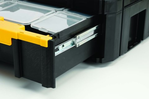 Skrzynia narzędziowa TStak III z szufladą i 6 pojemnikami, 9,5l DeWALT [DWST1-70705]