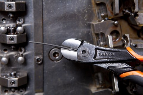 Obcinak boczny wzmocniony, odchylony o 14º, 160mm, ERGO Heavy Duty BAHCO [21HDG-160A]