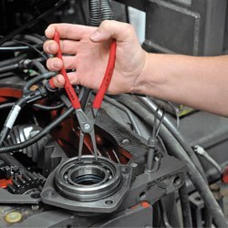 Szczypce do pierścieni Segera wewnętrzne, kątowe 90º, zakres 12-25mm, KNIPEX [48 21 J11]