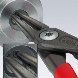 Szczypce do pierścieni Segera wewnętrzne, proste, zakres 8-13mm, KNIPEX [48 11 J0]