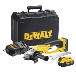Akumulatorowa szlifierka kątowa 125mm, 18V Li-Ion 2x4,0Ah, DeWalt [DCG412M2-QW]